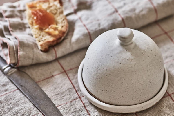 Buy A Gift For The Home Wiht This Handmade Stoneware Butter Dish